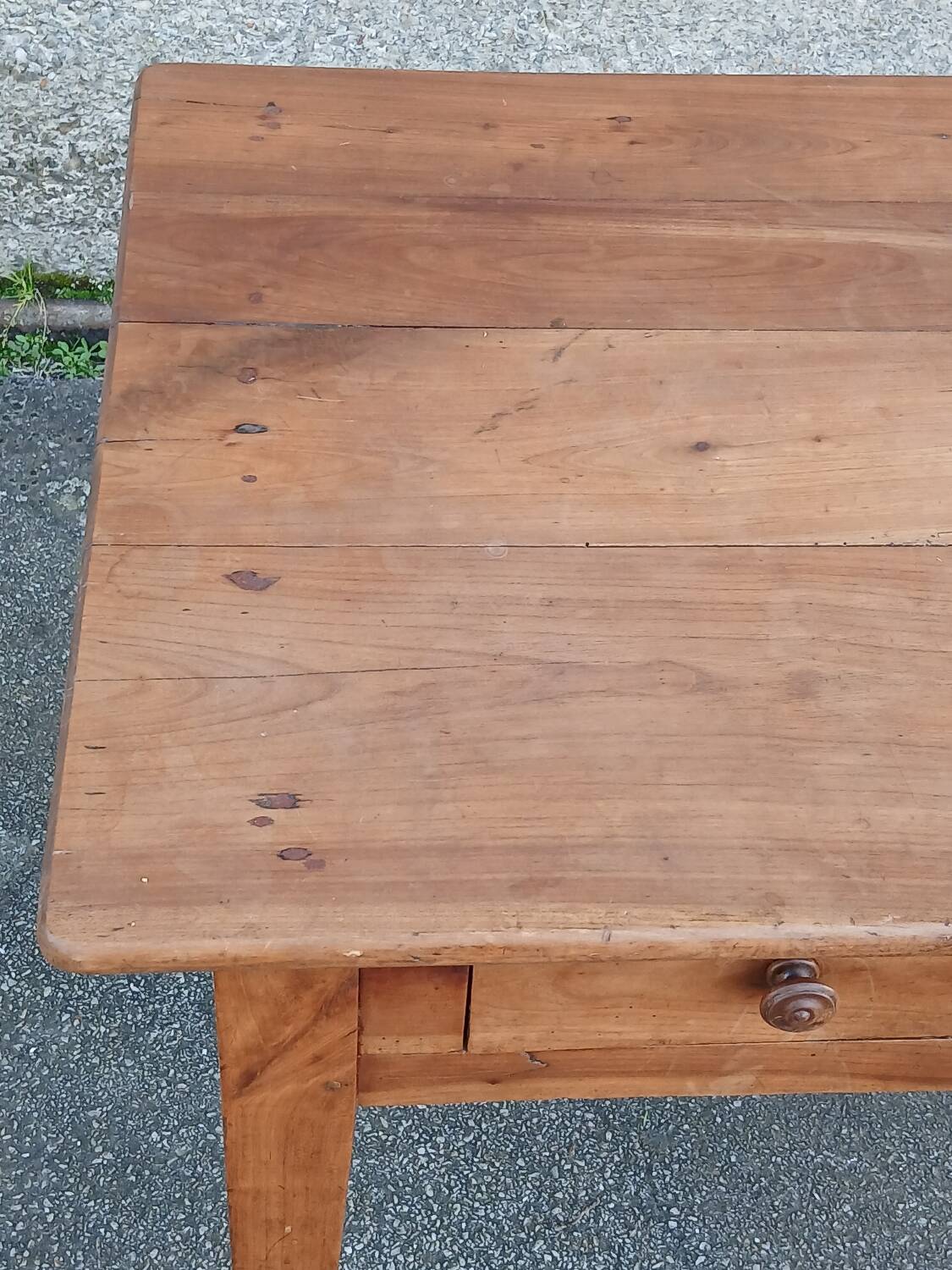 Antique desk in cherry wood