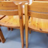 Set of 8 vintage Scandinavian chairs by Ilmari Tapiovaara for Asko in pine