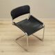 Leather chair, Italian design, 1970s, production: Italy