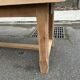 Renovated 19th-century solid oak extendable farmhouse dining table 200cm