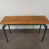 Bureau années 50 et sa chaise d'école