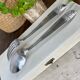 Antique silvered metal cutlery 84 g
