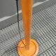 80s pine floor lamp