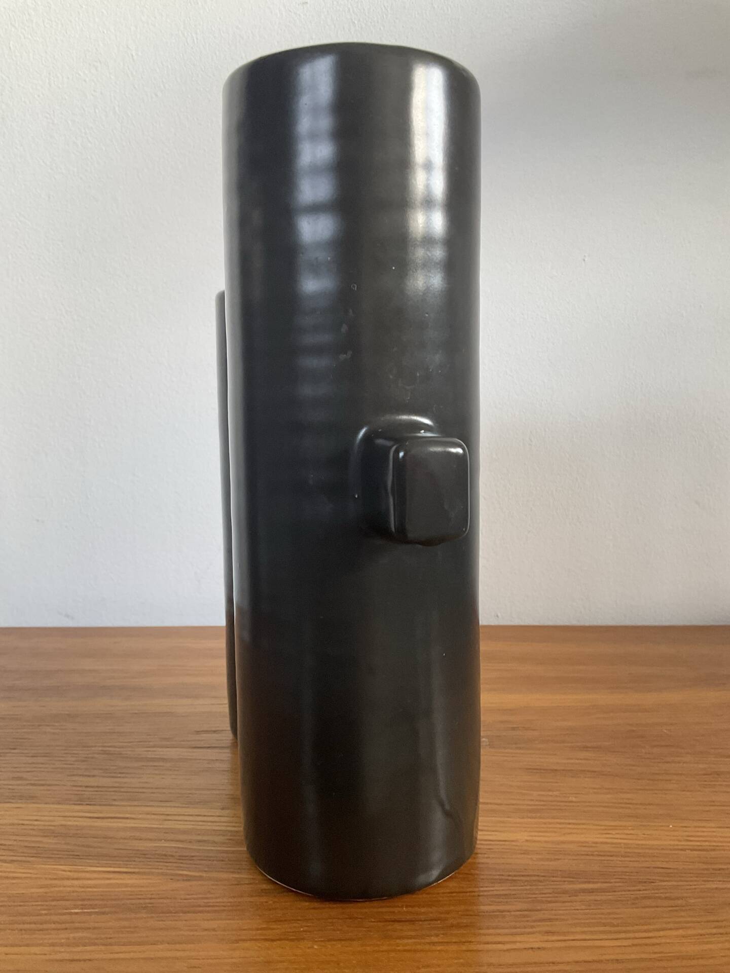 Vintage Modernist style glazed ceramic vase