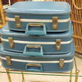 Set of three suitcases "Air France" 1960
