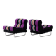'Bossanova' armchair pair by Jan-Eric Bengtsson