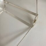 Side table in plexiglas Hollywood Regency 1980