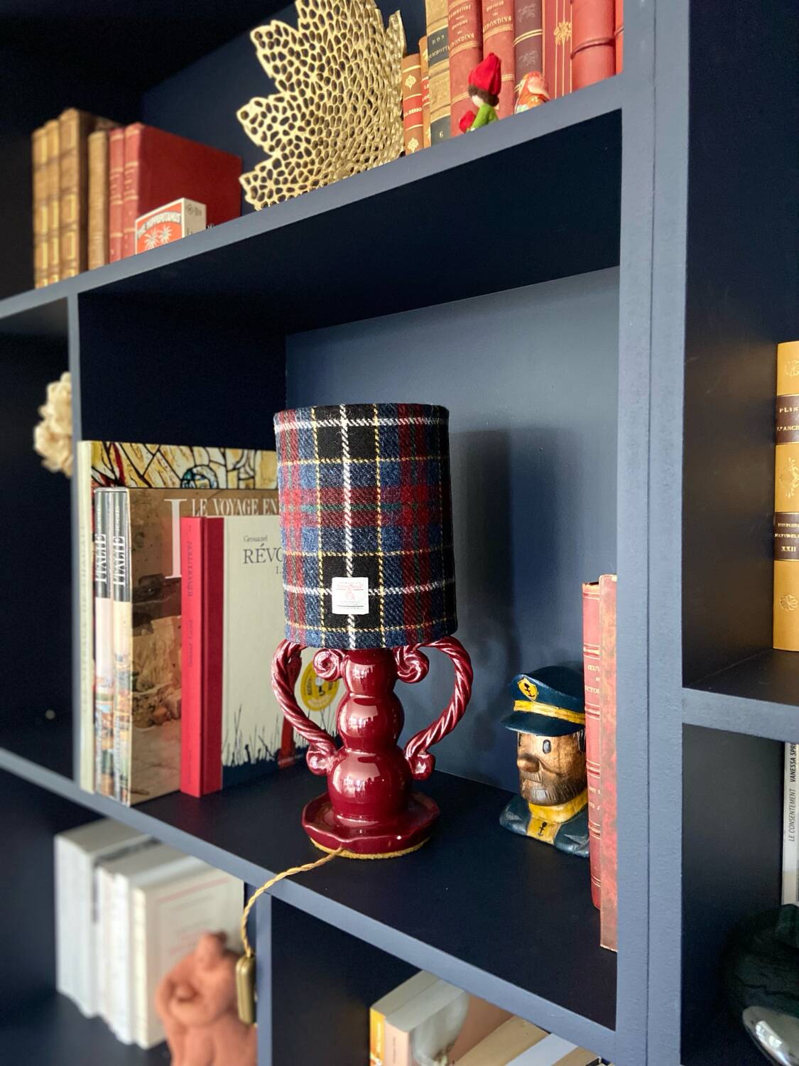 Ceramic "Tartan" lamp - 1960.