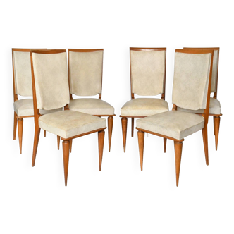 Suite de 6 chaises des années 1960