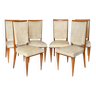 Suite de 6 chaises des années 1960