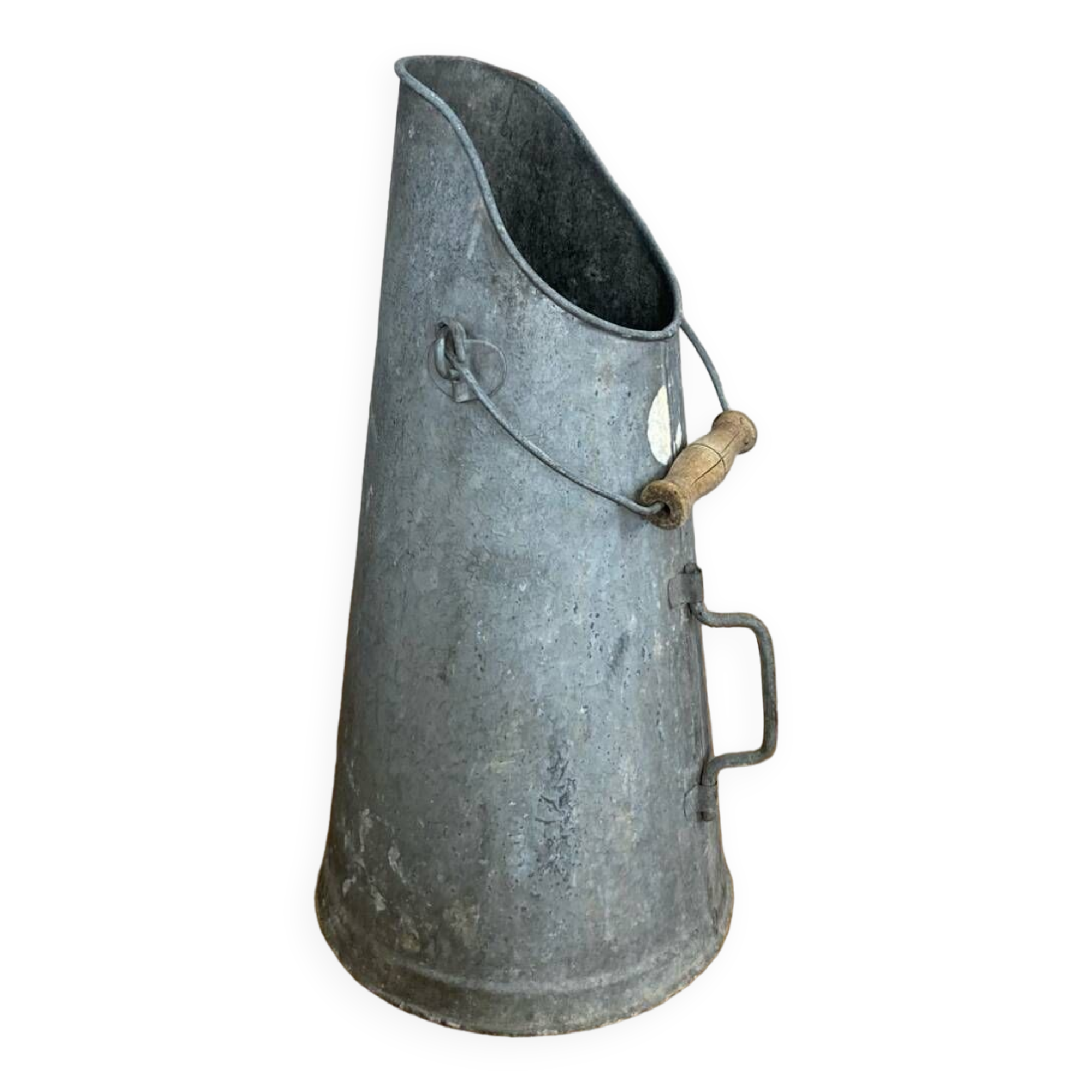 Porte parapluies en métal galvanisé époque début XXe