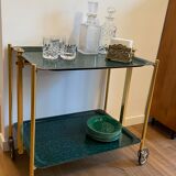 Serving rolling folding table Textable Vintage platforms