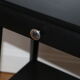 60s black drawer bedside