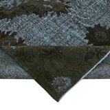 Handmade Distressed Oriental 1980s 200 cm x 315 cm Grey Rug
