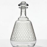 Engraved crystal carafe model "Alhambra" Baccarat from the years 1900-1920.