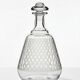 Engraved crystal carafe model "Alhambra" Baccarat from the years 1900-1920.