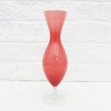 Vintage  pink opaline vase