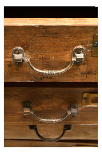 Wooden chest of drawers with 40 drawers