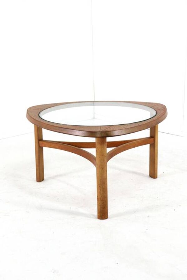 Table basse Nathan 'Tricester' - style mid-century moderne