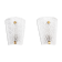 Pair of Scandinavian crystal sconces