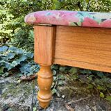 Vintage storage box footrest