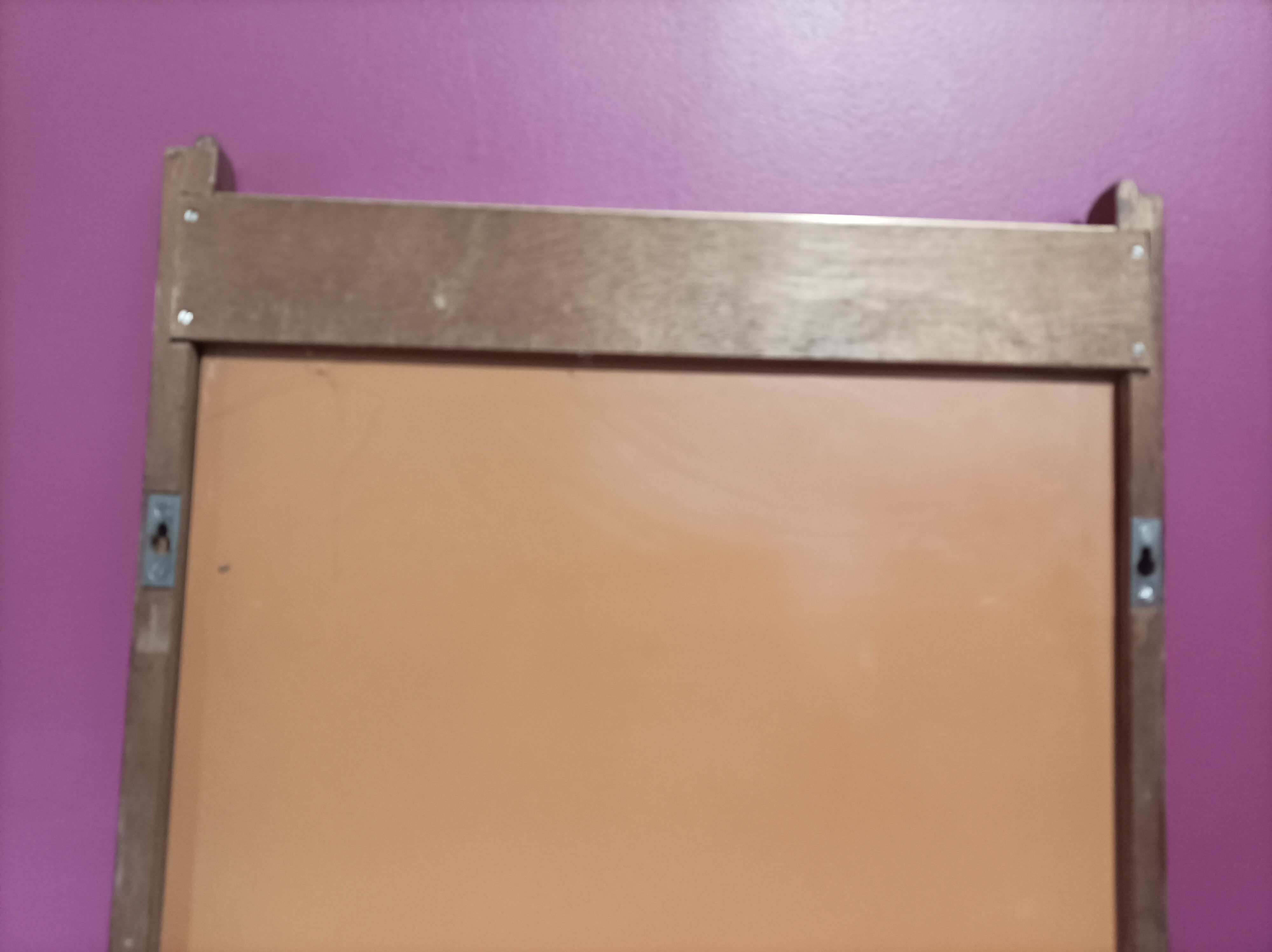 Scandinavian entrance mirror from the 60s 42x117cm