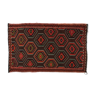 Anatolian handmade kilim rug 295 cm x 169 cm