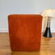 Chauffeuse / Fauteuil orange - Vintage - Design