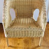 Wicker child chair