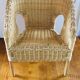 Fauteuil enfant en osier