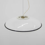 Large Murano All Glass Pendant, Italy, 1980s