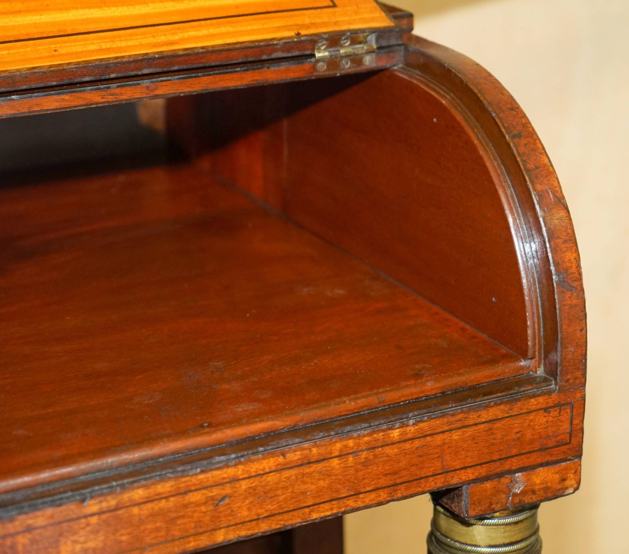 Victorian Scriban Desk in Walnut, 1860