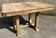Dining table, 30s/40s, Art Deco, extendable, solid wood, extendable, lyre feet, legs