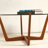 Coffee table made by Lebus in solid teak
