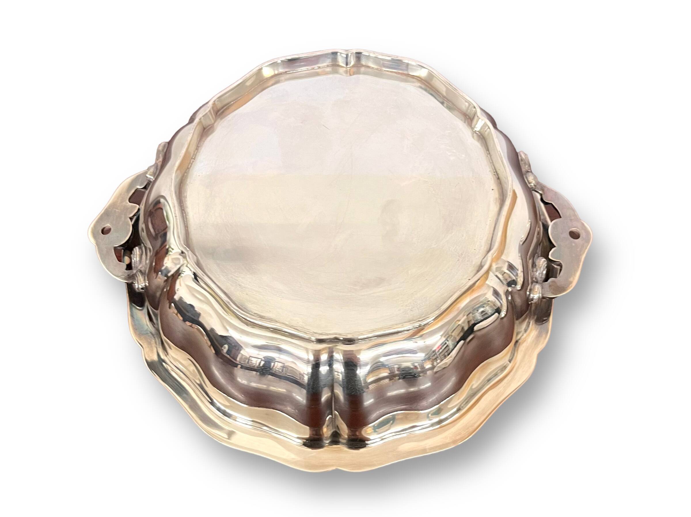 Vegetable silver metal acorn pattern