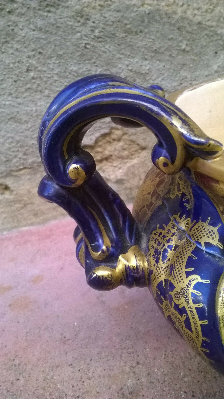 Sarreguemines signed planter