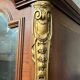 Cabinet 2 doors mirror mahogany rocaille years 1900