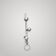 Vintage Floor Lamp Eyes Ball Goffredo Reggiani