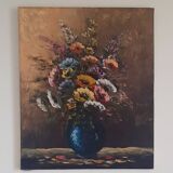 Tableau toile bouquet de fleurs