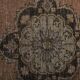 Vintage Turkish hallway rug 118x388 cm