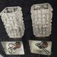 Paire d'appliques lampes vintage 50 60 style art déco