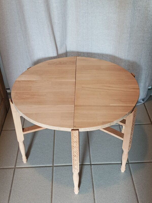 Aero-gummed coffee table living room foldable wood tray oak dp 0623031