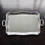 Vintage silver-plated service tray by Guy Degrenne