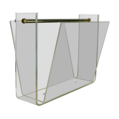 Porte revues Roche Bobois plexiglas 70