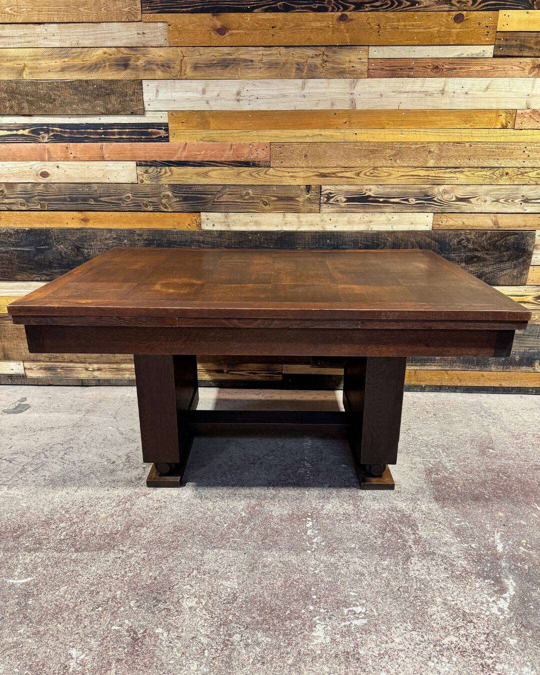 Art Deco oak table - Modernist design 1940