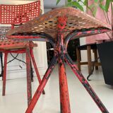 Chaise ancienne par René malaval avec sa table