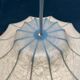 Modern mid-century Cocoon pendant lamp by Friedel Wauer for Goldkant Leuchten, 1960s.
