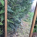 large gilded wood mirror