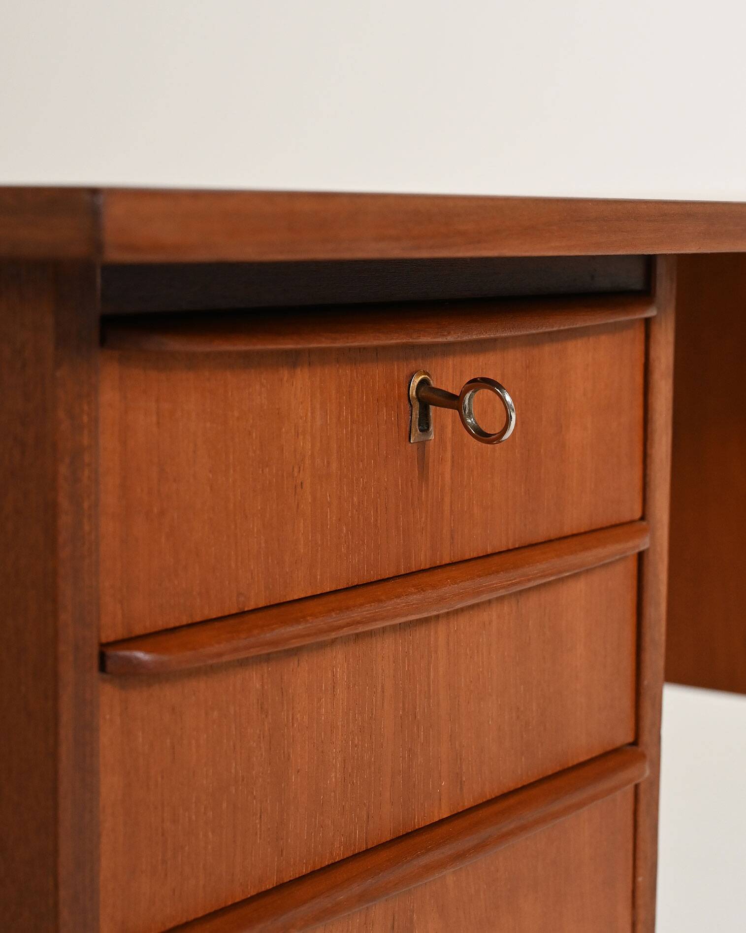 Scandinavian teak desk, 1960s