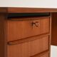 Scandinavian teak desk, 1960s